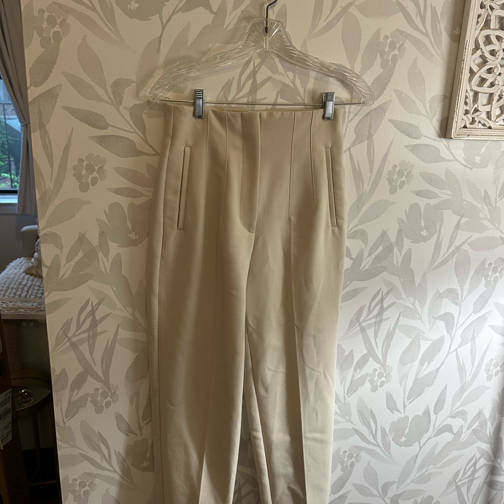 Zara high rise trousers